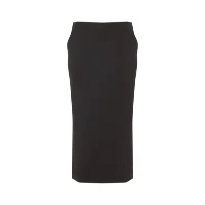 Giorgio Armani Virgin Wool Midi Skirt