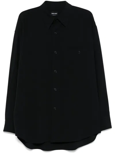 GIORGIO ARMANI VIRGIN WOOL SHIRT