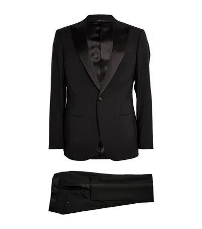 GIORGIO ARMANI VIRGIN WOOL-SILK 2-PIECE SOHO TUXEDO