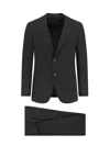 Giorgio Armani Soho Line Single-breasted Suit In Wool And Cashmere In Blue