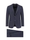 Giorgio Armani Virgin Wool Suit In Blue