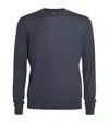 Giorgio Armani Virgin Wool Sweater In Black