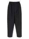 Giorgio Armani Virgin Wool Straight Pants In Black