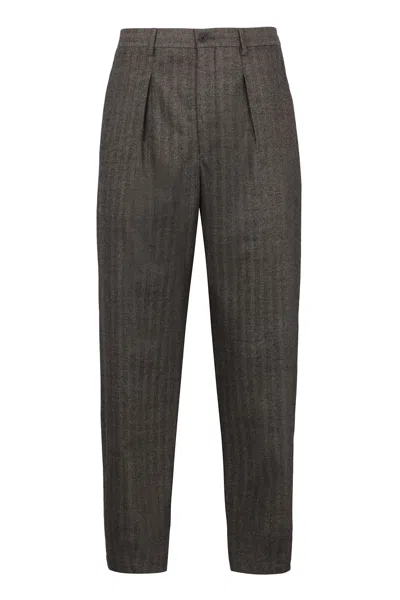 GIORGIO ARMANI VIRGIN WOOL TROUSERS