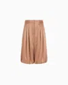 Giorgio Armani Viscose And Cupro Bermuda Shorts