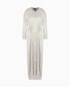 Giorgio Armani Viscose And Cupro Jumpsuit In White