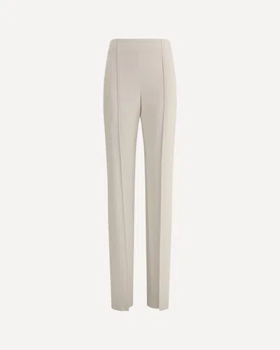 Giorgio Armani Women Viscose Cady Trousers In Gray