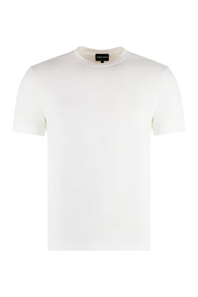 Giorgio Armani Viscose Crew-neck T-shirt