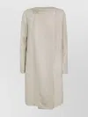 Giorgio Armani Viscose Duster Coat With High Cape Detail