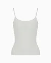 Giorgio Armani Viscose Ottoman Top In Grey