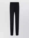 Giorgio Armani Viscose Pants Central Stitching In Black