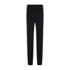 Giorgio Armani Viscose Pants Central Stitching In Black