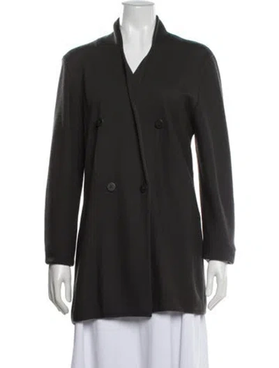 Pre-owned Giorgio Armani V-neck Sweater In Black