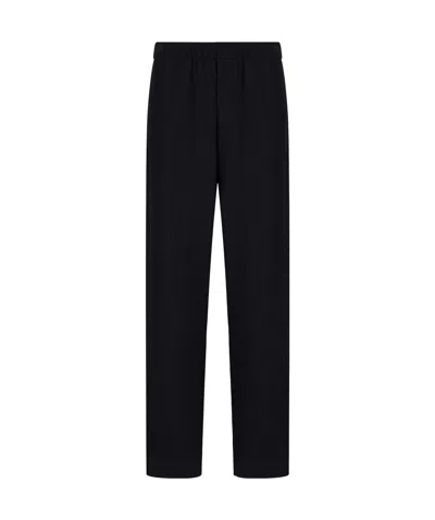 Giorgio Armani Waffle-effect Tapered Trousers