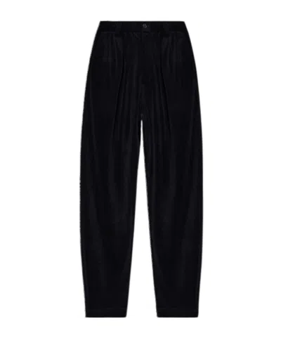 Giorgio Armani Tapered Trousers In Black
