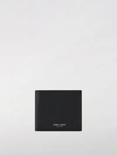 Giorgio Armani Wallet  Men Color Black
