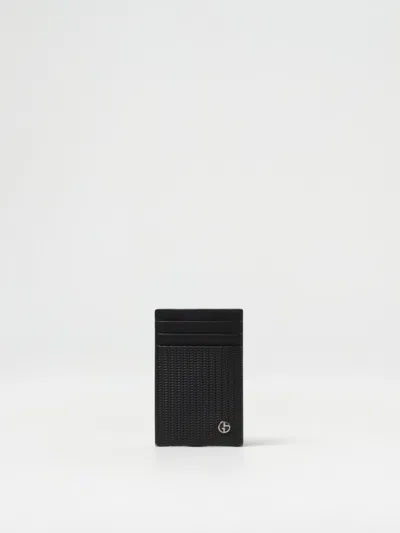Giorgio Armani Portmonnaie  Herren Farbe Schwarz