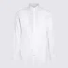 Giorgio Armani Logo Long-sleeved Shirt In White