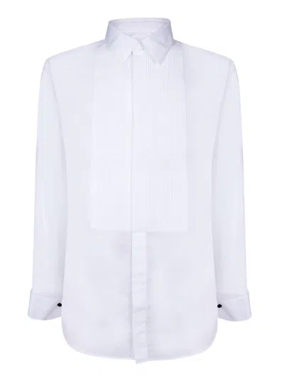 Giorgio Armani White Pleat Shirt