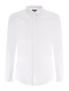 Giorgio Armani White Poplin Shirt  In White