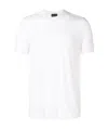 Giorgio Armani Men Stretch Viscose Jersey Crew Neck T-shirt In White