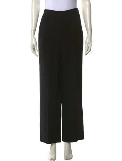 Pre-owned Giorgio Armani Wide Leg Pants In Black