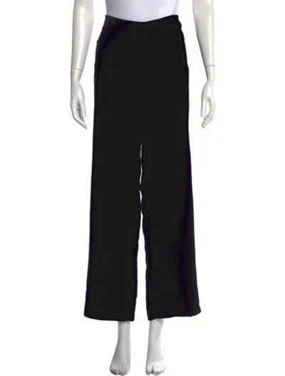 Pre-owned Giorgio Armani Wide Leg Pants In Black