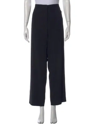 Pre-owned Giorgio Armani Wide Leg Pants In Blue
