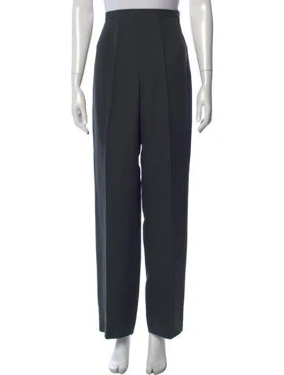 Pre-owned Giorgio Armani Wide Leg Pants In Gray