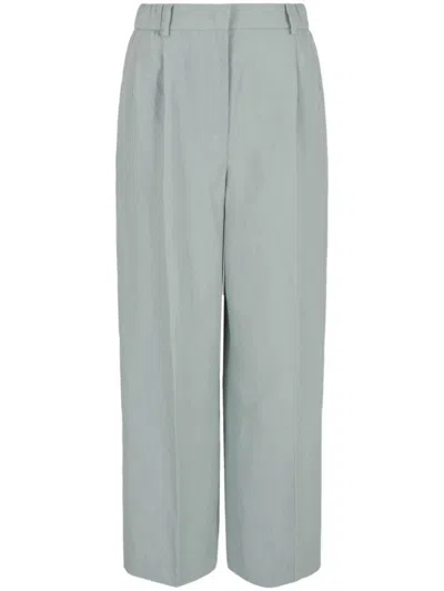 Giorgio Armani Wide Leg Pants In Gray