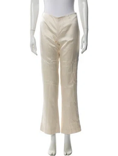 Pre-owned Giorgio Armani Wide Leg Pants In Neutral