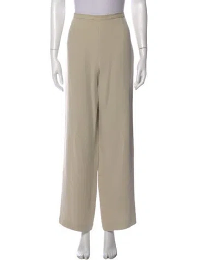 Pre-owned Giorgio Armani Wide Leg Pants In Neutral