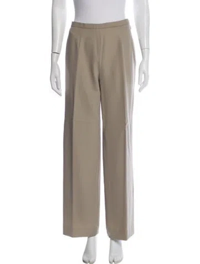 Pre-owned Giorgio Armani Wide Leg Pants In Neutral