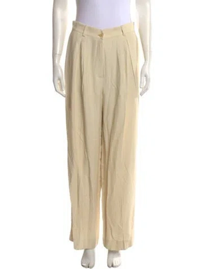 Pre-owned Giorgio Armani Wide Leg Pants In Neutral