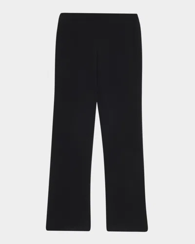 Giorgio Armani Wide Leg Silk Cady Trousers