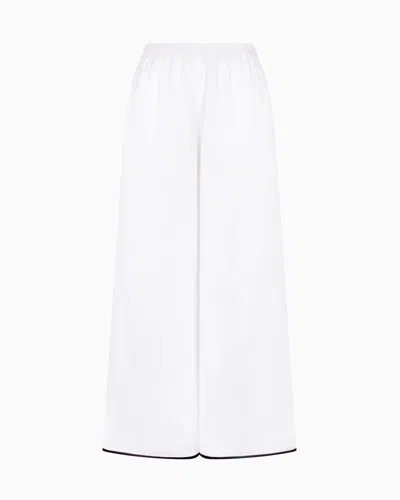 Giorgio Armani Wide-leg Silk Trousers