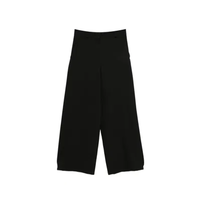 Giorgio Armani Wide-leg Palazzo Pants In Black