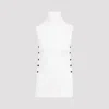 Giorgio Armani High-necked Sleeveless Knitted Vest In White