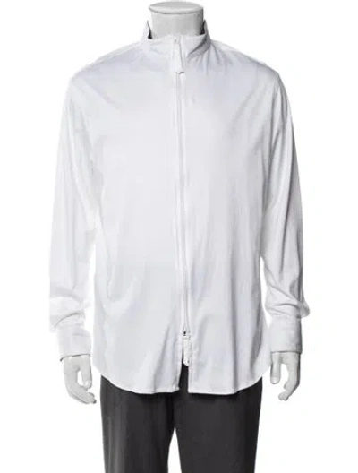 Pre-owned Giorgio Armani Windbreaker In White