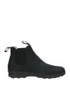 Giorgio Armani Woman Ankle Boots Black Size 10 Leather, Textile Fibers