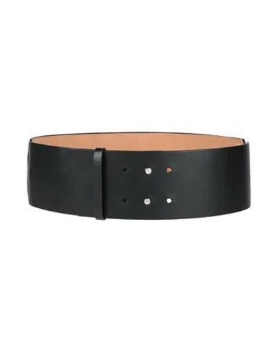 Giorgio Armani Woman Belt Black Size 36 Leather