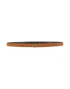 Giorgio Armani Woman Belt Camel Size 38 Cow Leather, Polyurethane In Brown