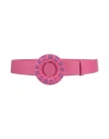 Giorgio Armani Woman Belt Fuchsia Size 36 Calfskin In Pink