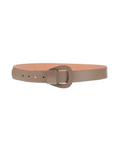 Giorgio Armani Woman Belt Khaki Size 36 Leather In Beige
