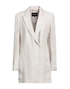 Giorgio Armani Woman Blazer Beige Size 10 Linen In Beige