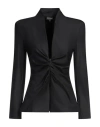 Giorgio Armani Woman Blazer Black Size 6 Polyamide, Elastane