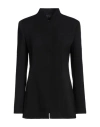 Giorgio Armani Woman Blazer Black Size 8 Virgin Wool, Elastane In Black