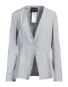 Giorgio Armani Woman Blazer Light Grey Size 8 Polyester In Grey