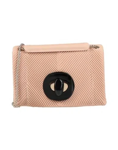 Giorgio Armani Woman Cross-body Bag Blush Size - Lambskin In Pink