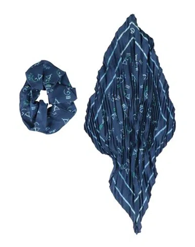 Giorgio Armani Woman Hair Accessory Blue Size - Silk